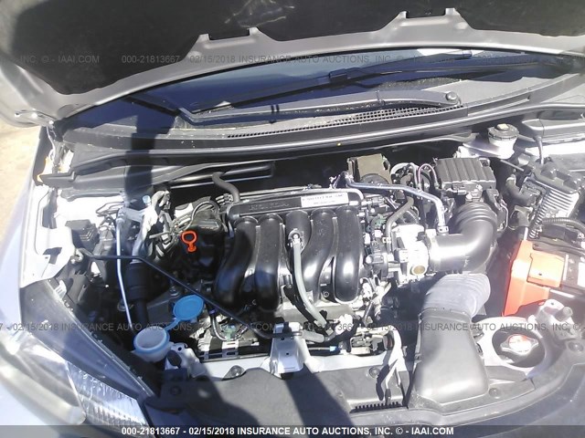 JHMGK5H73GS003401 - 2016 HONDA FIT EX/EXL SILVER photo 10