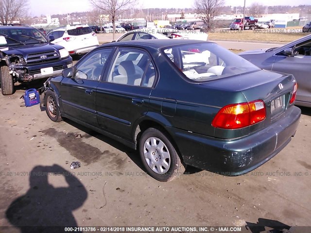 2HGEJ6617XH516353 - 1999 HONDA CIVIC SE GREEN photo 3