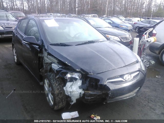 KMHCU5AE6DU120629 - 2013 HYUNDAI ACCENT GLS/SE BLACK photo 1