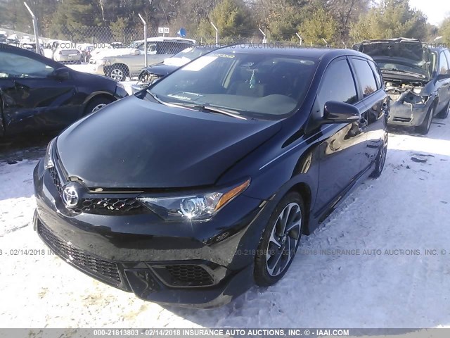 JTNKARJE8HJ550052 - 2017 TOYOTA COROLLA IM BLACK photo 2