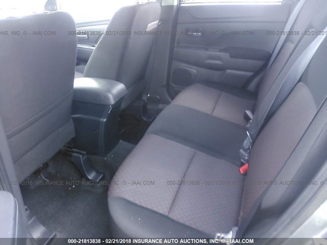 JA4AP3AU5HZ007305 - 2017 MITSUBISHI OUTLANDER SPORT ES/SE GRAY photo 8
