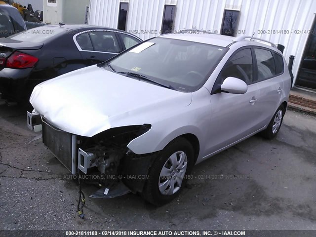 KMHDC8AE0BU093143 - 2011 HYUNDAI ELANTRA TOURING GLS/SE SILVER photo 2