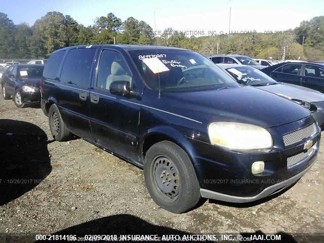 1GNDV23L06D123164 - 2006 CHEVROLET UPLANDER LS BLUE photo 1