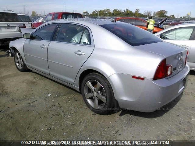 1G1ZC5E12BF129217 - 2011 CHEVROLET MALIBU 1LT 银色 照片 3