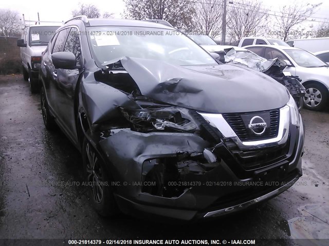 5N1AT2MV7HC877376 - 2017 NISSAN ROGUE SV/SL GRAY photo 1