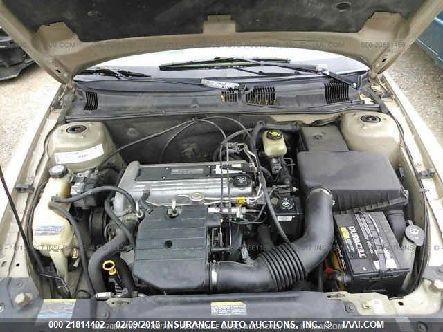 1G2NE52F33C264374 - 2003 PONTIAC GRAND AM SE GOLD photo 10