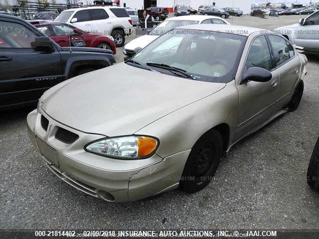 1G2NE52F33C264374 - 2003 PONTIAC GRAND AM SE GOLD photo 2