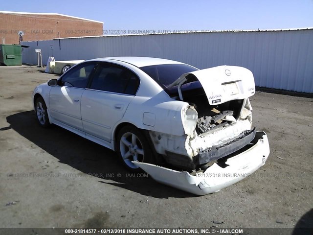 1N4BL11D06N371975 - 2006 NISSAN ALTIMA SE/SL/SE-R WHITE photo 3