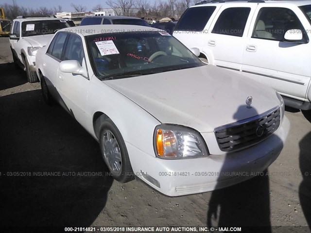 1G6KD57Y14U188812 - 2004 CADILLAC DEVILLE WHITE photo 1