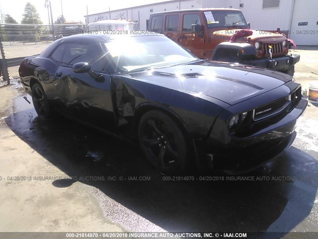 2C3CDYBT4DH500482 - 2013 DODGE CHALLENGER R/T BLACK photo 6