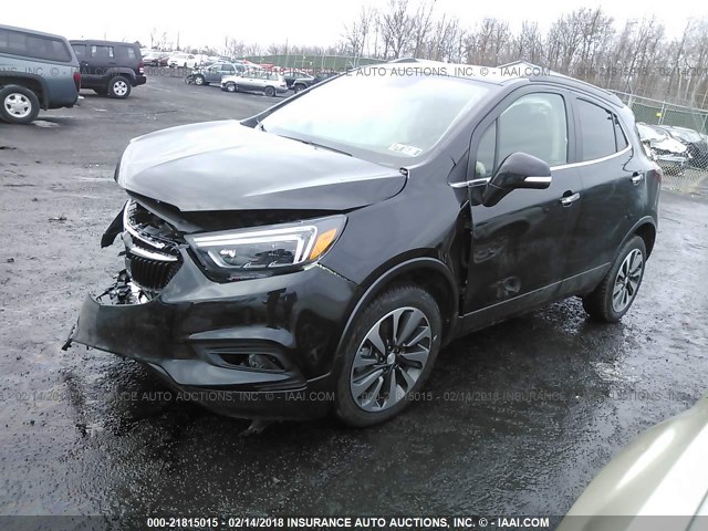 KL4CJGSBXHB156932 - 2017 BUICK ENCORE ESSENCE BLACK photo 2