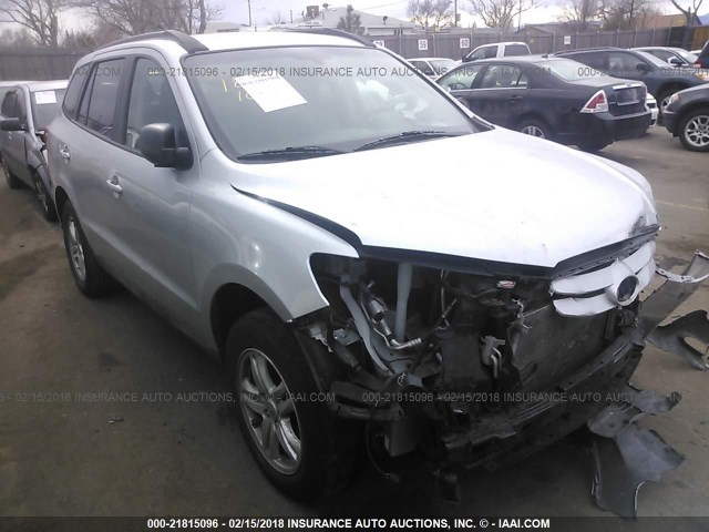 5XYZGDAB0BG070198 - 2011 HYUNDAI SANTA FE GLS SILVER photo 1