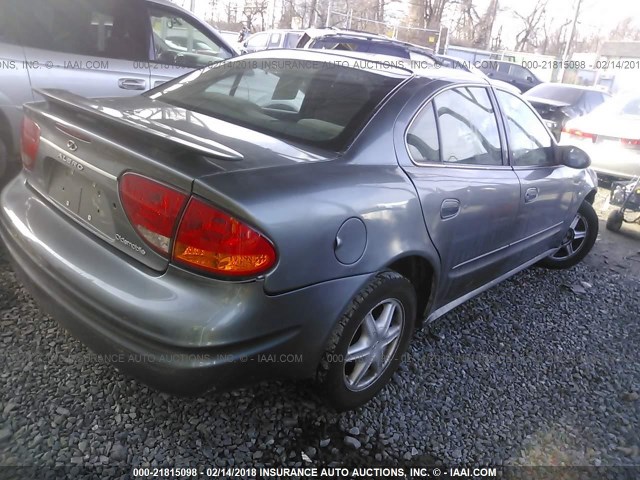 1G3NL52E53C283873 - 2003 OLDSMOBILE ALERO GL GRAY photo 4