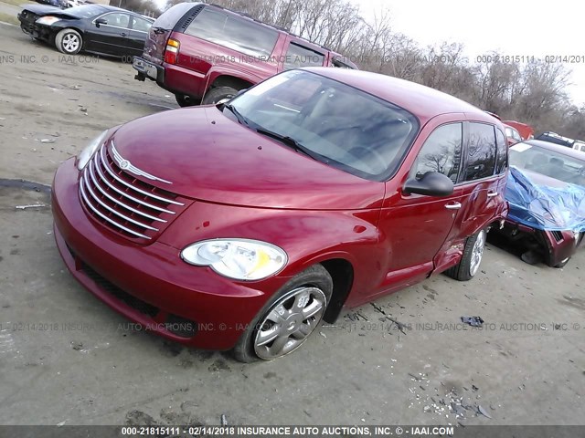 3A4FY58B77T631650 - 2007 CHRYSLER PT CRUISER TOURING RED photo 2