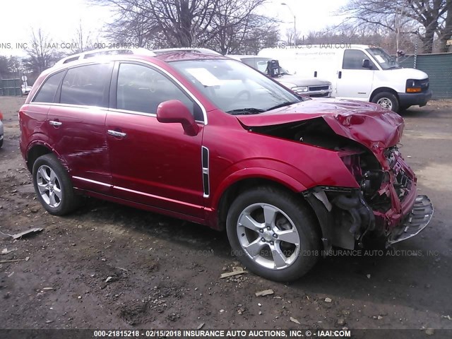 3GNAL3EK6ES588940 - 2014 CHEVROLET CAPTIVA LT RED photo 1