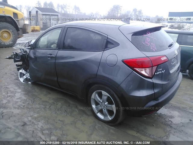 3CZRU6H5XHM701873 - 2017 HONDA HR-V EX GRAY photo 3