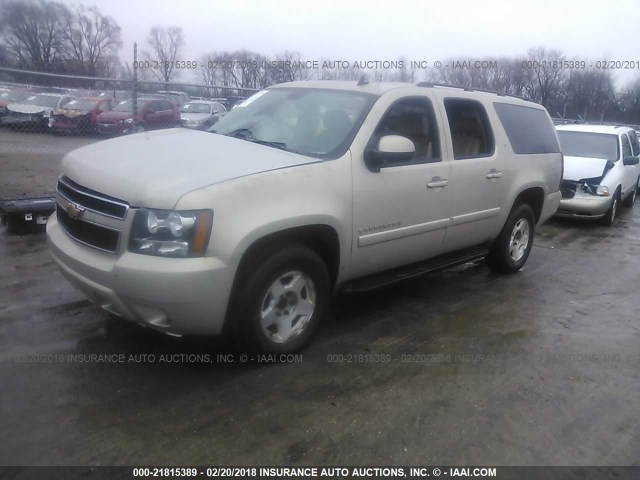 1GNFK16367J263049 - 2007 CHEVROLET SUBURBAN K1500 GOLD photo 2