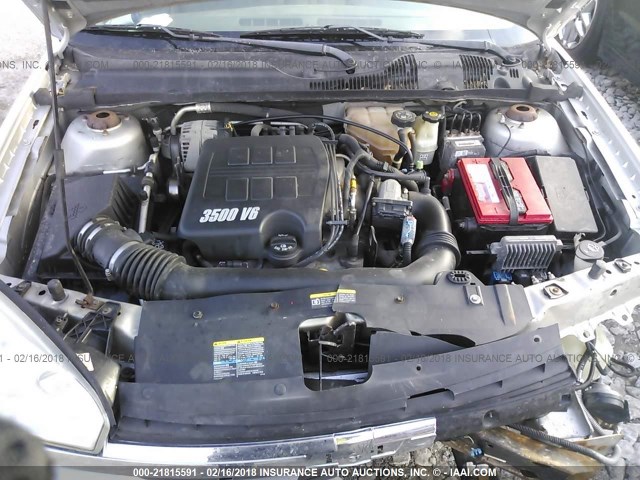 1G1ZT54875F287930 - 2005 CHEVROLET MALIBU LS 银色 照片 10