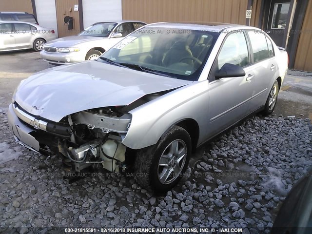 1G1ZT54875F287930 - 2005 CHEVROLET MALIBU LS 银色 照片 2
