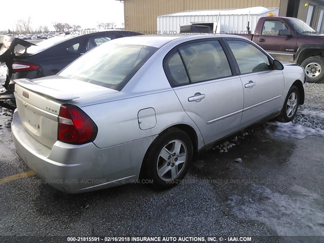 1G1ZT54875F287930 - 2005 CHEVROLET MALIBU LS 银色 照片 4
