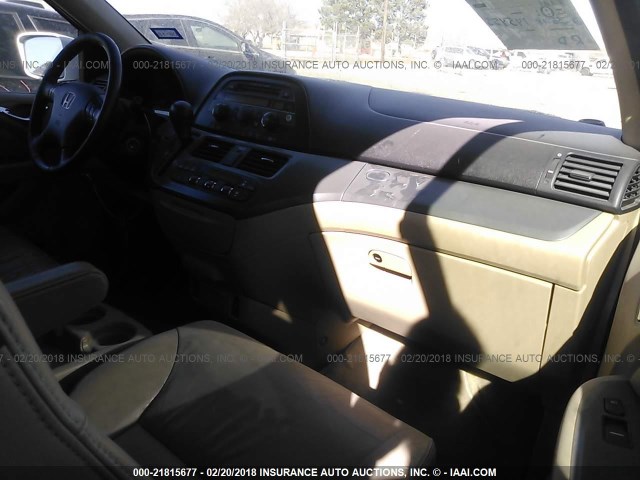 5FNRL386X7B427691 - 2007 HONDA ODYSSEY EXL თეთრი ფოტო 5