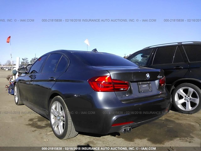 WBA8E9G5XGNT88083 - 2016 BMW 328 I SULEV ნაცრისფერი ფოტო 3