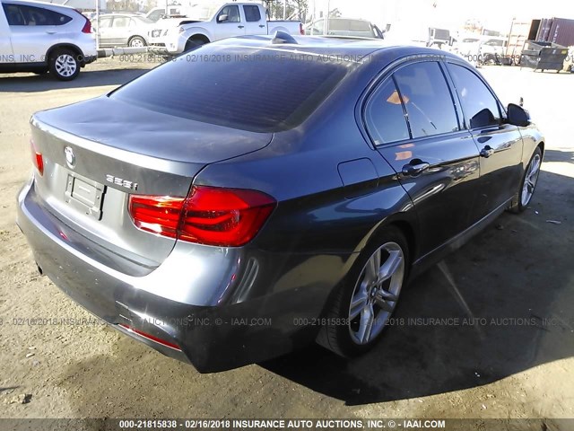 WBA8E9G5XGNT88083 - 2016 BMW 328 I SULEV ნაცრისფერი ფოტო 4