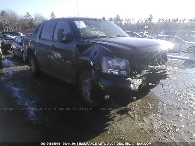 3GNVKFE05AG172850 - 2010 CHEVROLET AVALANCHE LT BLACK photo 1