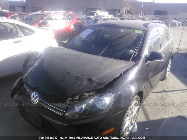 3VWPL7AJXBM693436 - 2011 VOLKSWAGEN JETTA TDI BLACK photo 2