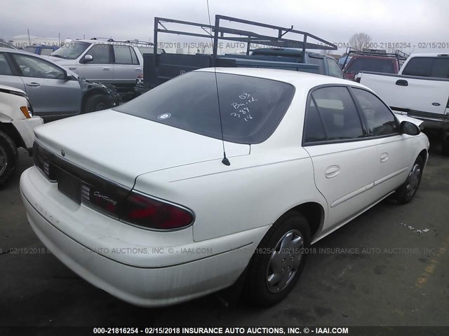 2G4WS52J731116534 - 2003 BUICK CENTURY CUSTOM WHITE photo 4