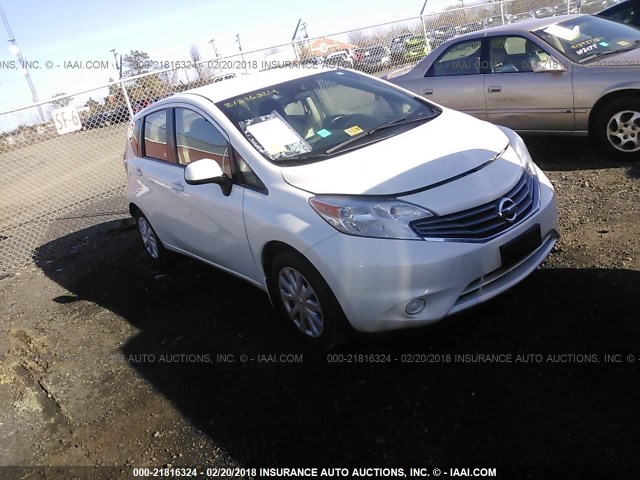 3N1CE2CP1EL390445 - 2014 NISSAN VERSA NOTE S/S PLUS/SV/SL WHITE photo 1