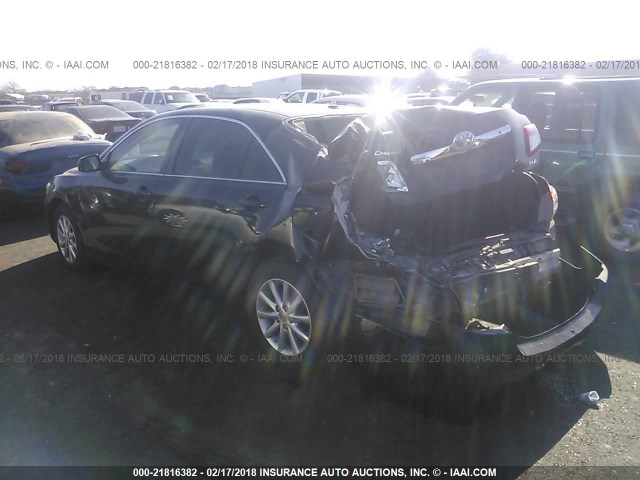 4T1BK3EK4BU629217 - 2011 TOYOTA CAMRY SE/LE/XLE BLACK photo 3