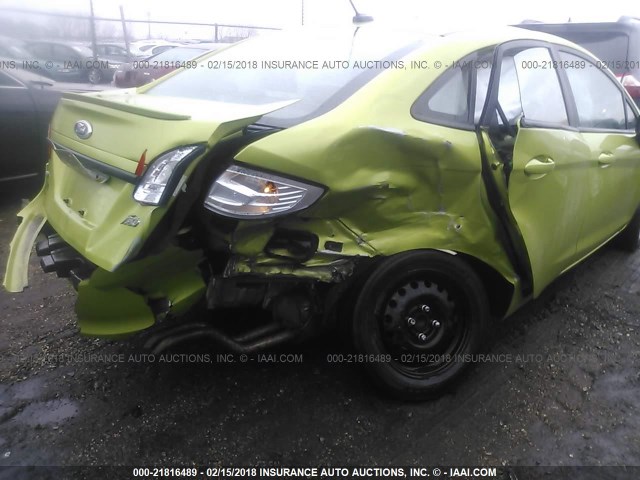 3FADP4BJ7DM164591 - 2013 FORD FIESTA SE GREEN photo 6