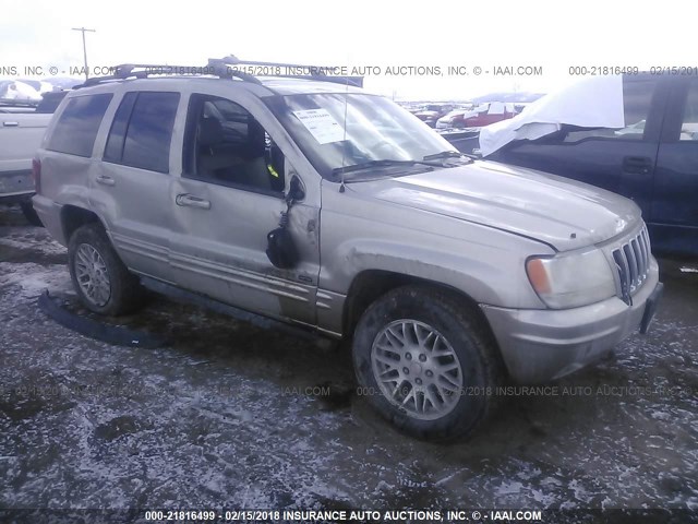 1J8GW58N13C563466 - 2003 JEEP GRAND CHEROKEE LIMITED GOLD photo 1