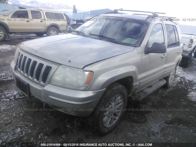 1J8GW58N13C563466 - 2003 JEEP GRAND CHEROKEE LIMITED GOLD photo 2