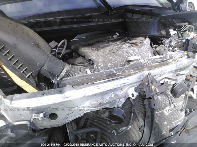 5TFUY5F16GX507039 - 2016 TOYOTA TUNDRA DOUBLE CAB SR/SR5 SILVER photo 10