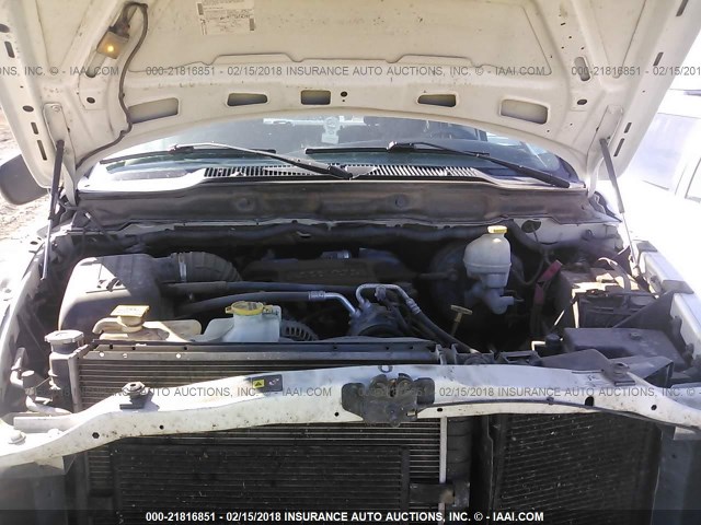 3D7KS28D55G832691 - 2005 DODGE RAM 2500 ST/SLT 白色 照片 10
