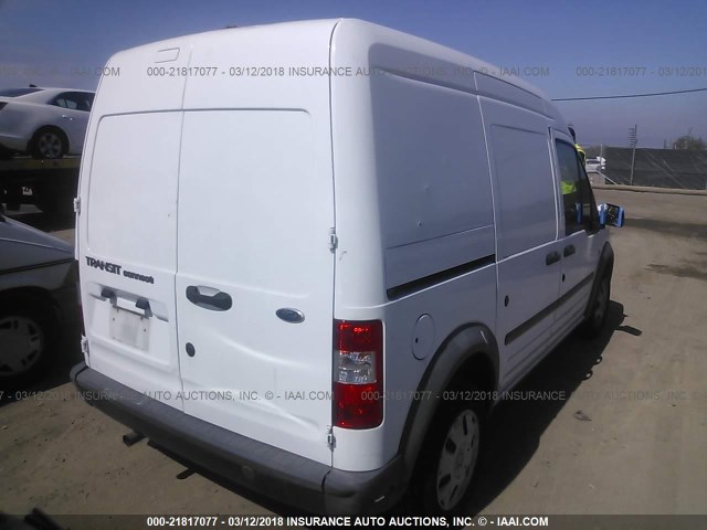NM0LS7AN2AT031015 - 2010 FORD TRANSIT CONNECT XL WHITE photo 4