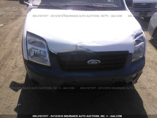 NM0LS7AN2AT031015 - 2010 FORD TRANSIT CONNECT XL WHITE photo 6