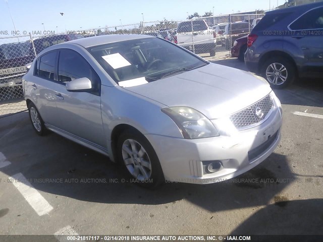 3N1AB6AP2CL672021 - 2012 NISSAN SENTRA 2.0/2.0S/SR/2.0SL SILVER photo 1