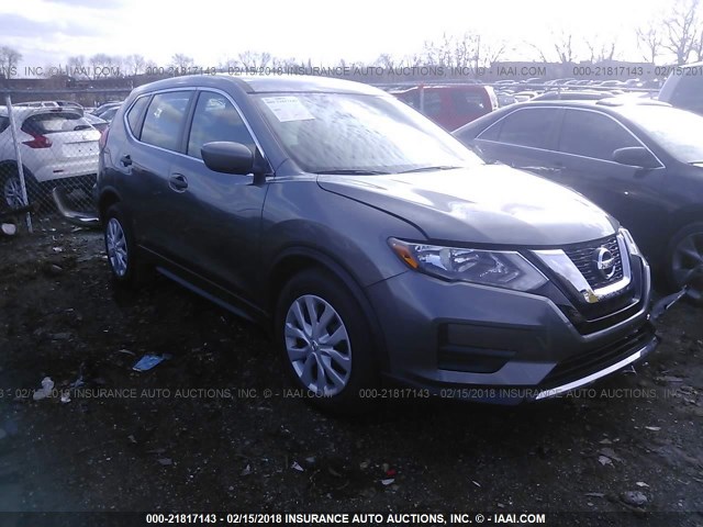 5N1AT2MT4HC780750 - 2017 NISSAN ROGUE S/SL GRAY photo 1