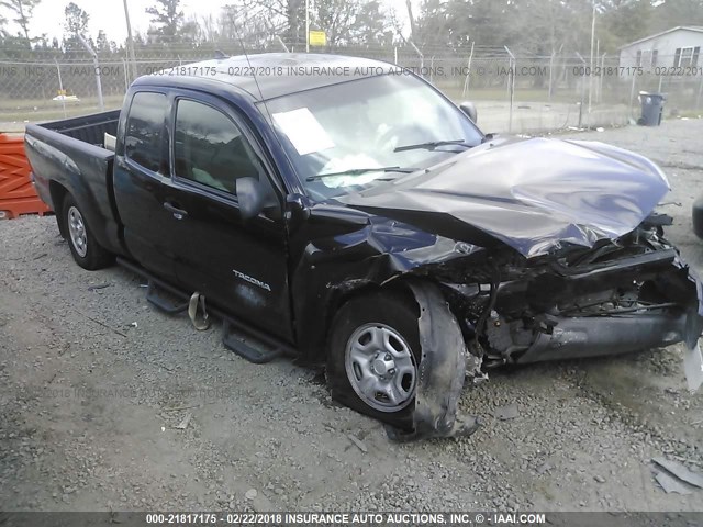 5TFTX4CN8CX015395 - 2012 TOYOTA TACOMA ACCESS CAB Қара фото 1