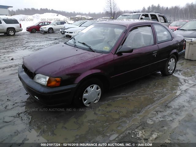 JT2AC52L5T0142325 - 1996 TOYOTA TERCEL STD/DX MAROON photo 2