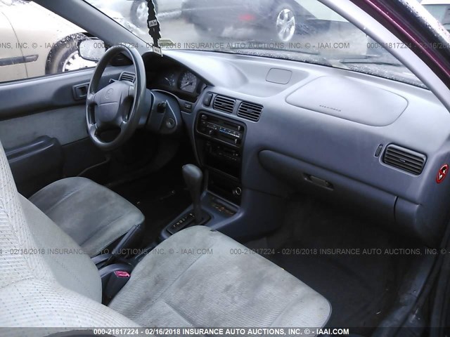 JT2AC52L5T0142325 - 1996 TOYOTA TERCEL STD/DX MAROON photo 5