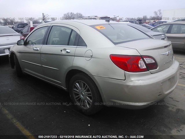 1C3LC66K27N548969 - 2007 CHRYSLER SEBRING LIMITED GOLD photo 3