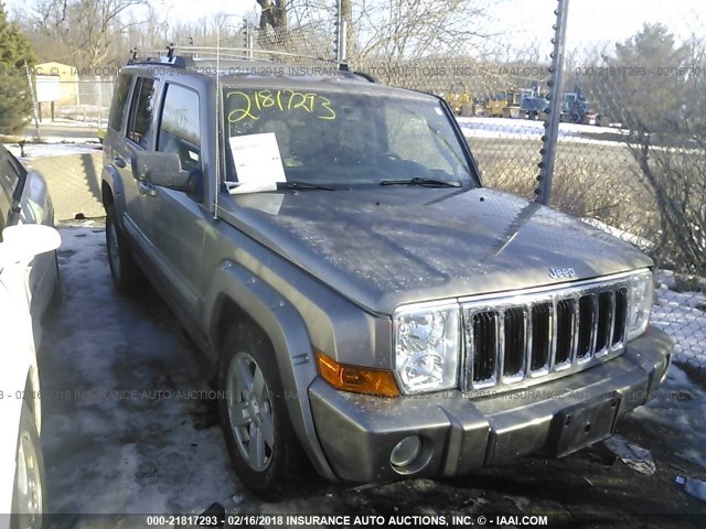 1J8HG58N66C280034 - 2006 JEEP COMMANDER LIMITED Champagne photo 1