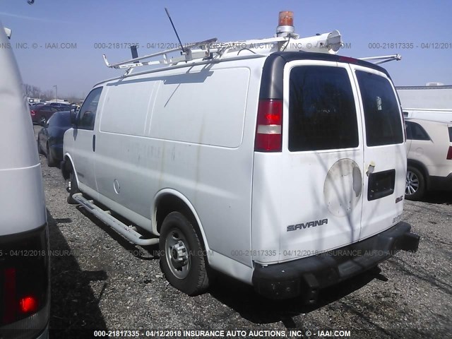 1GTGG25V041900620 - 2004 GMC SAVANA G2500 WHITE photo 3