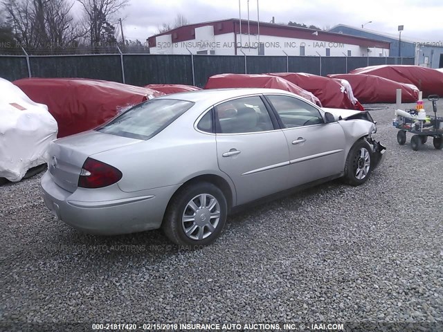 2G4WC552561194963 - 2006 BUICK LACROSSE CX SILVER photo 4