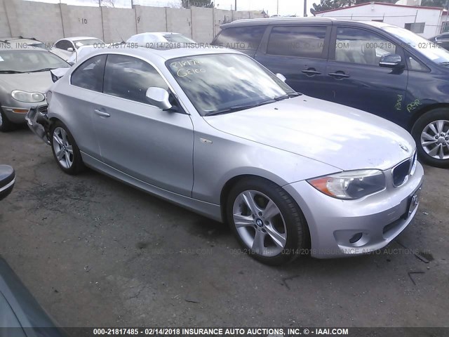 WBAUP9C53CVS94006 - 2012 BMW 128 I SILVER photo 1