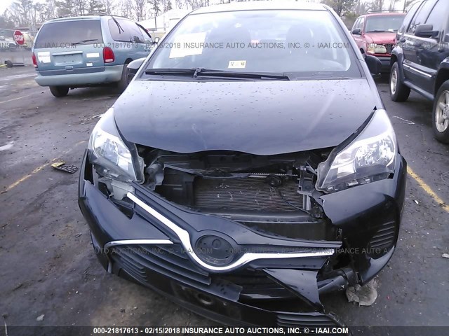 VNKKTUD32GA059378 - 2016 TOYOTA YARIS L/LE/SE BLACK photo 6